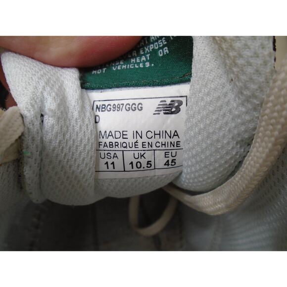 New balance 997h mens Size 11 Golf Shoes Grey Green Malbon NBG997GGG